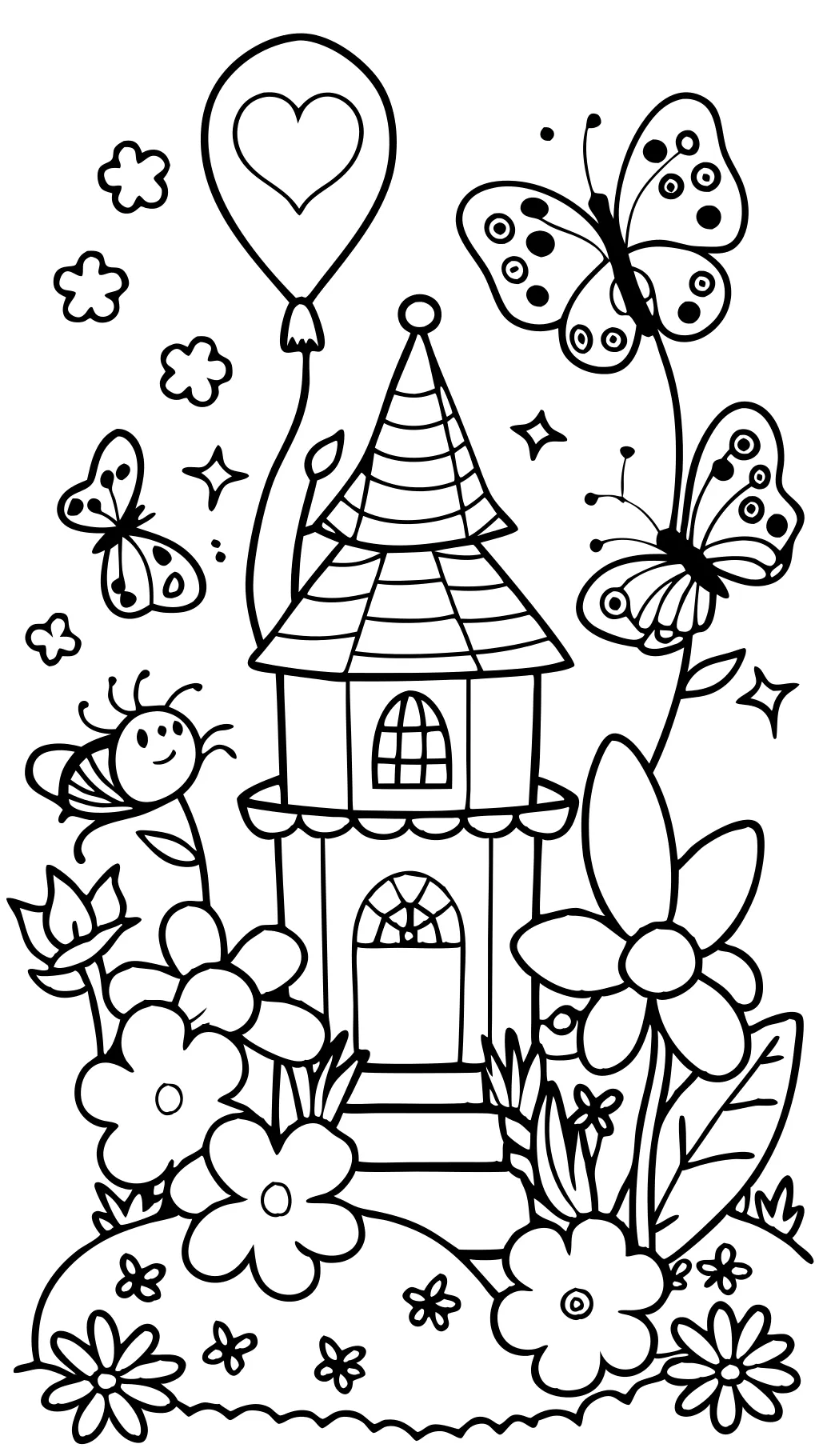 garden of banban coloring pages